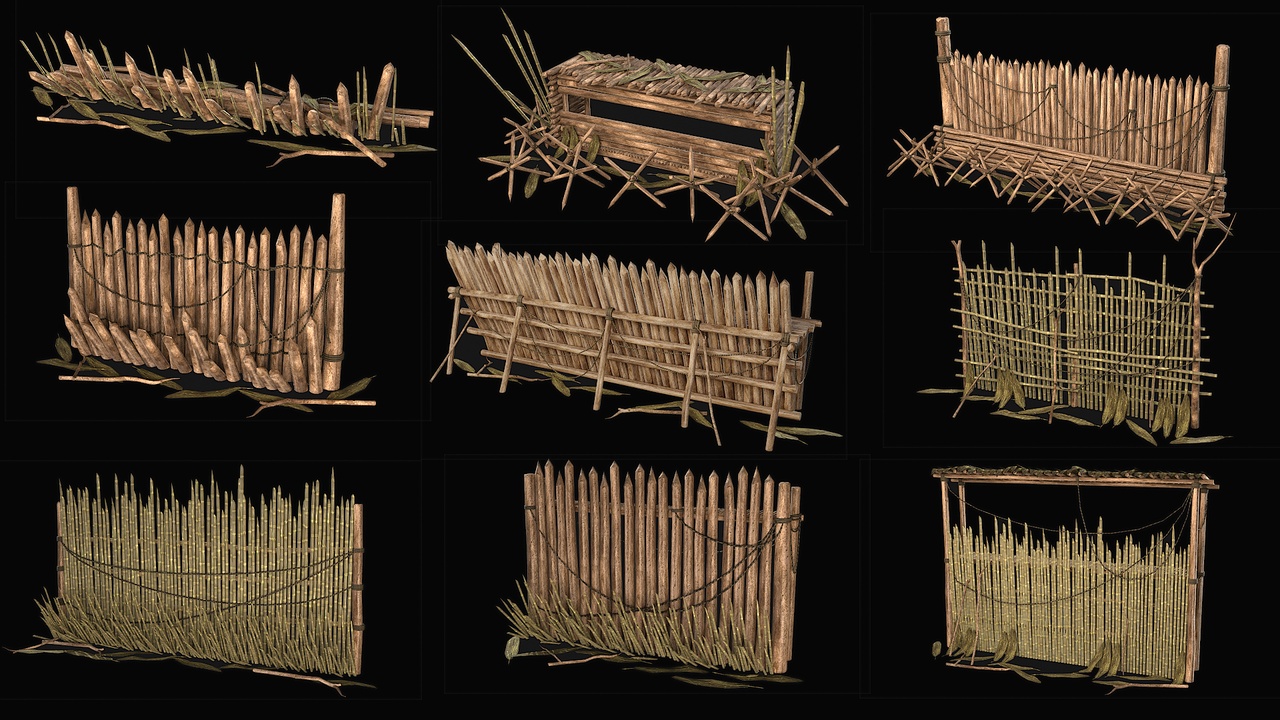 商品 Jungle Bamboo Fences 的媒体 1