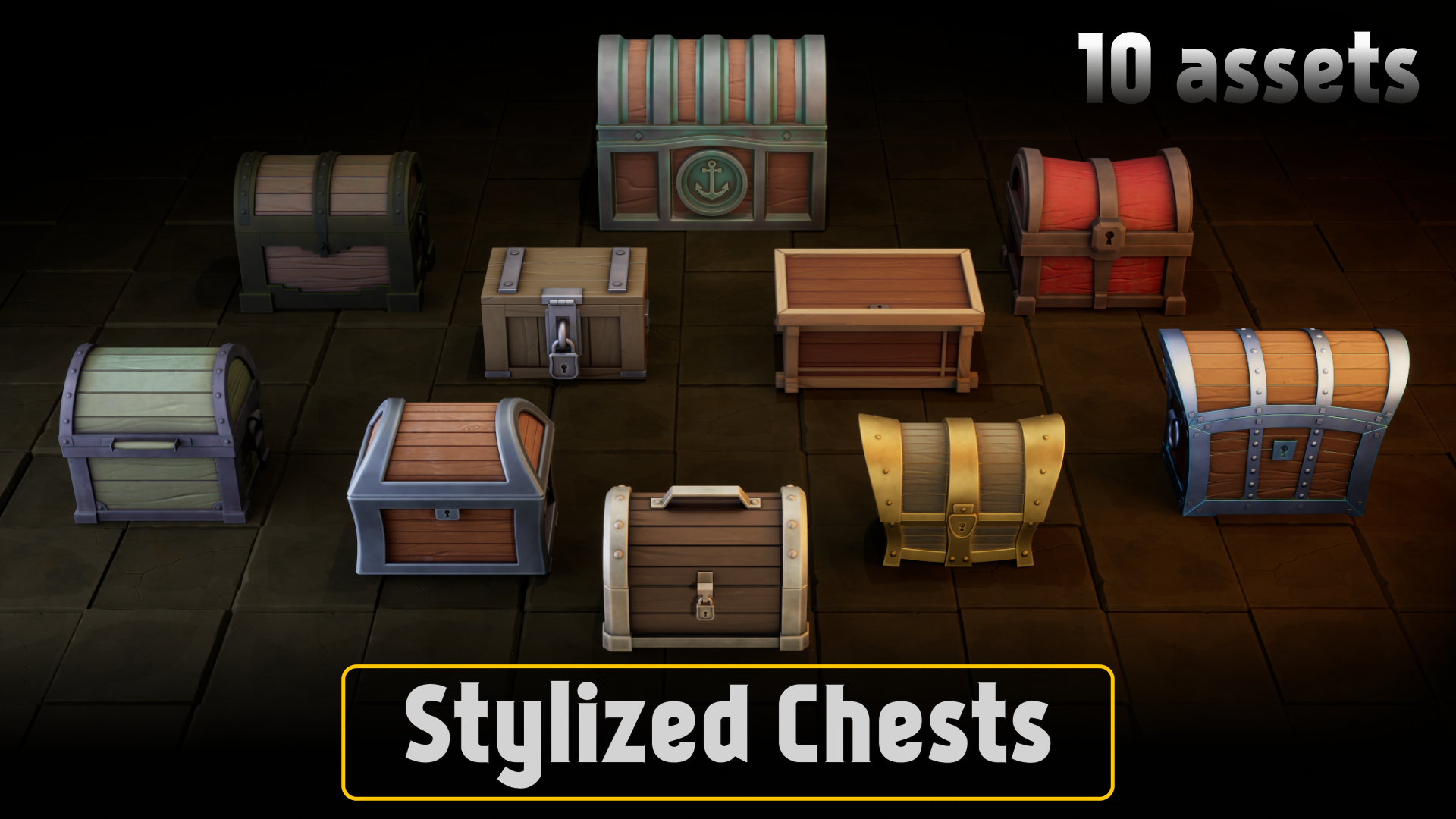 Stylized Chests | Fab