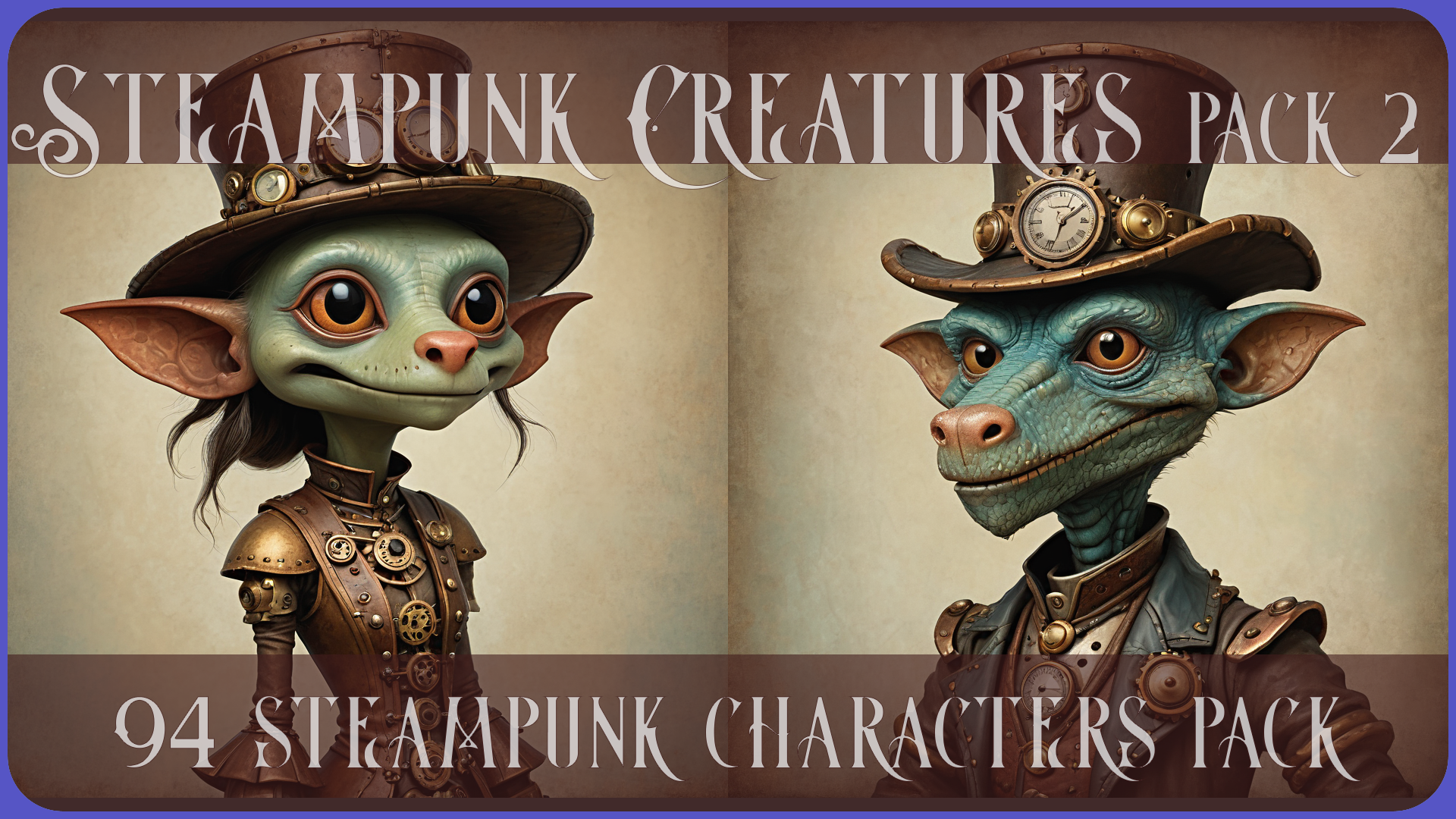Steampunk Creatures Pack 2 | Fab
