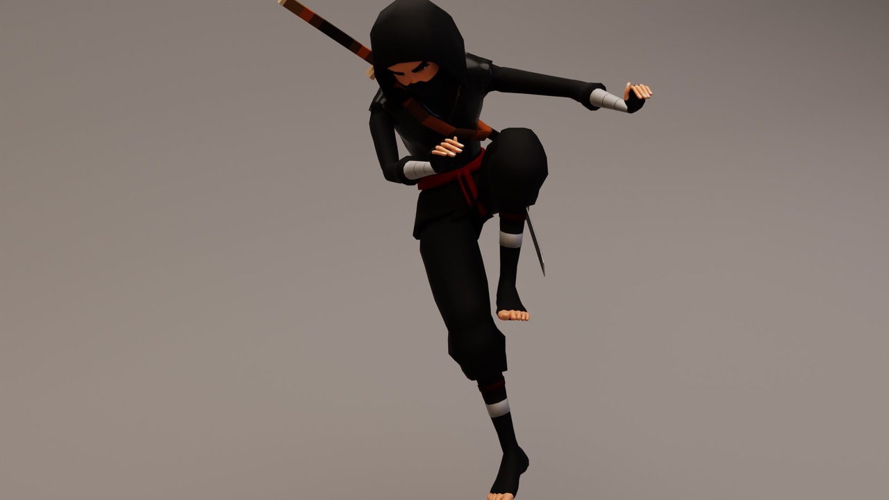 Shadow Striker – The Stealthy Ninja Warrior | Fab
