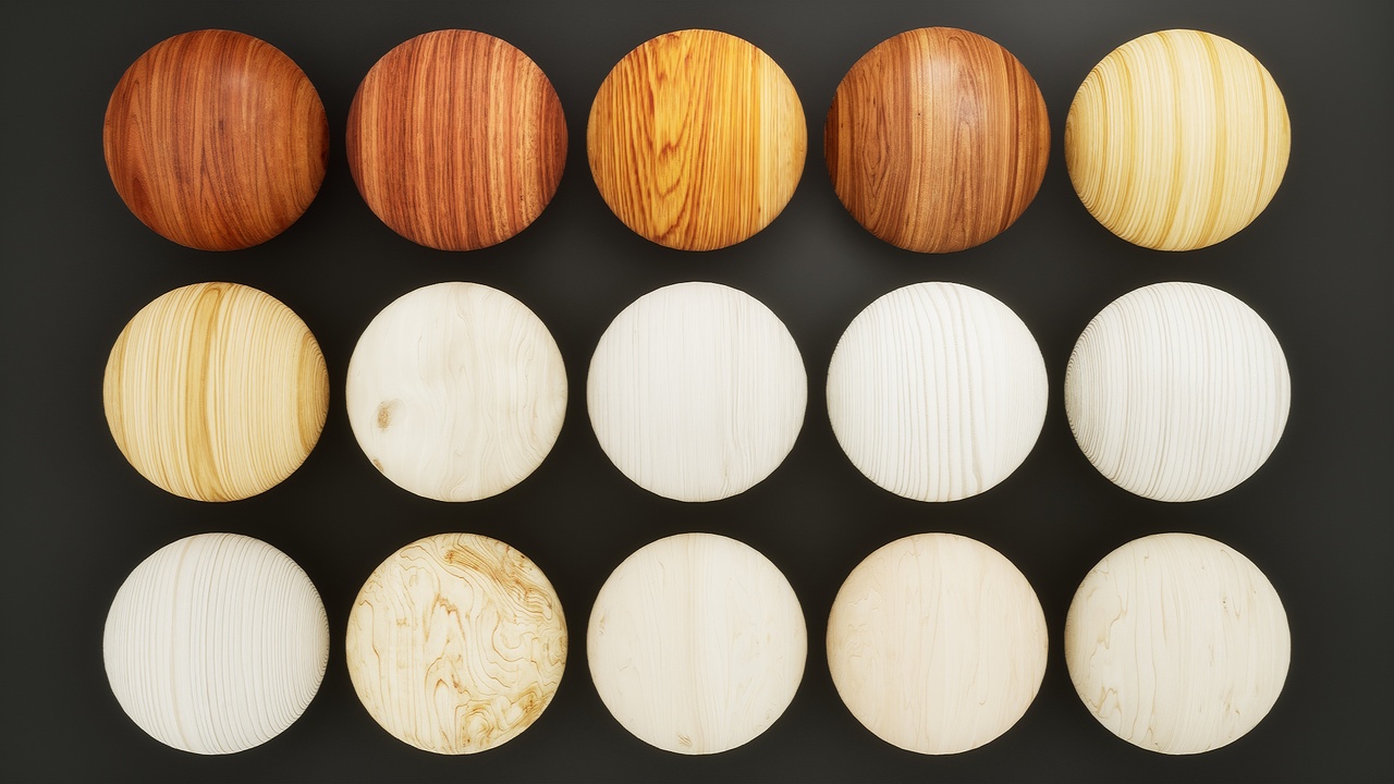 File multimediali per l'articolo Realistic Materials - Wood Veneer 2: 1