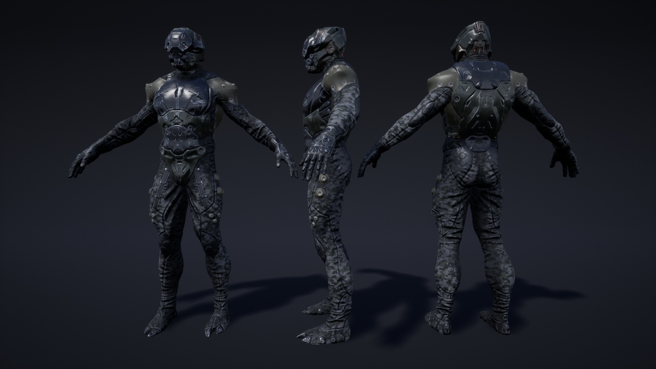 Media 1 for listing Sci-Fi Character 01 (Shadow)