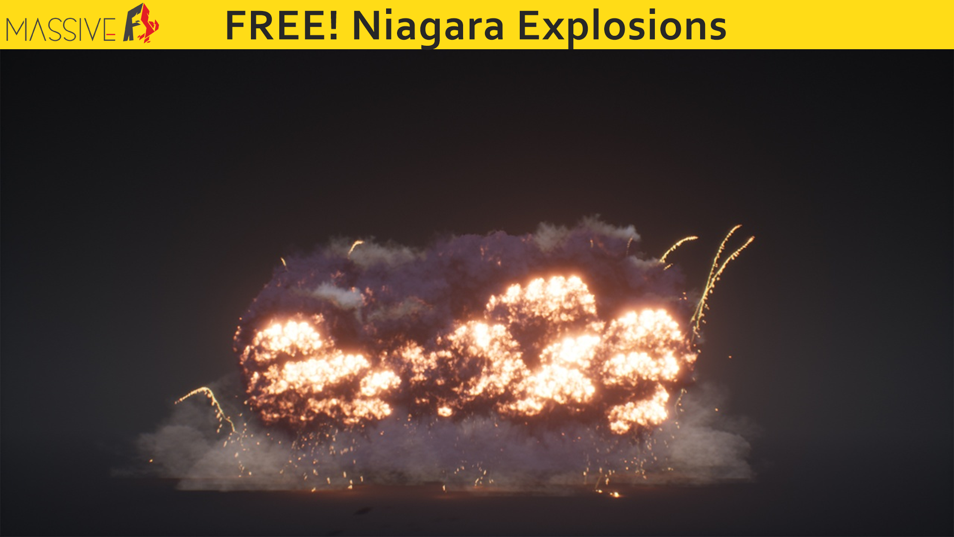 FREE! Realistic Niagara Explosions Pack | Fab