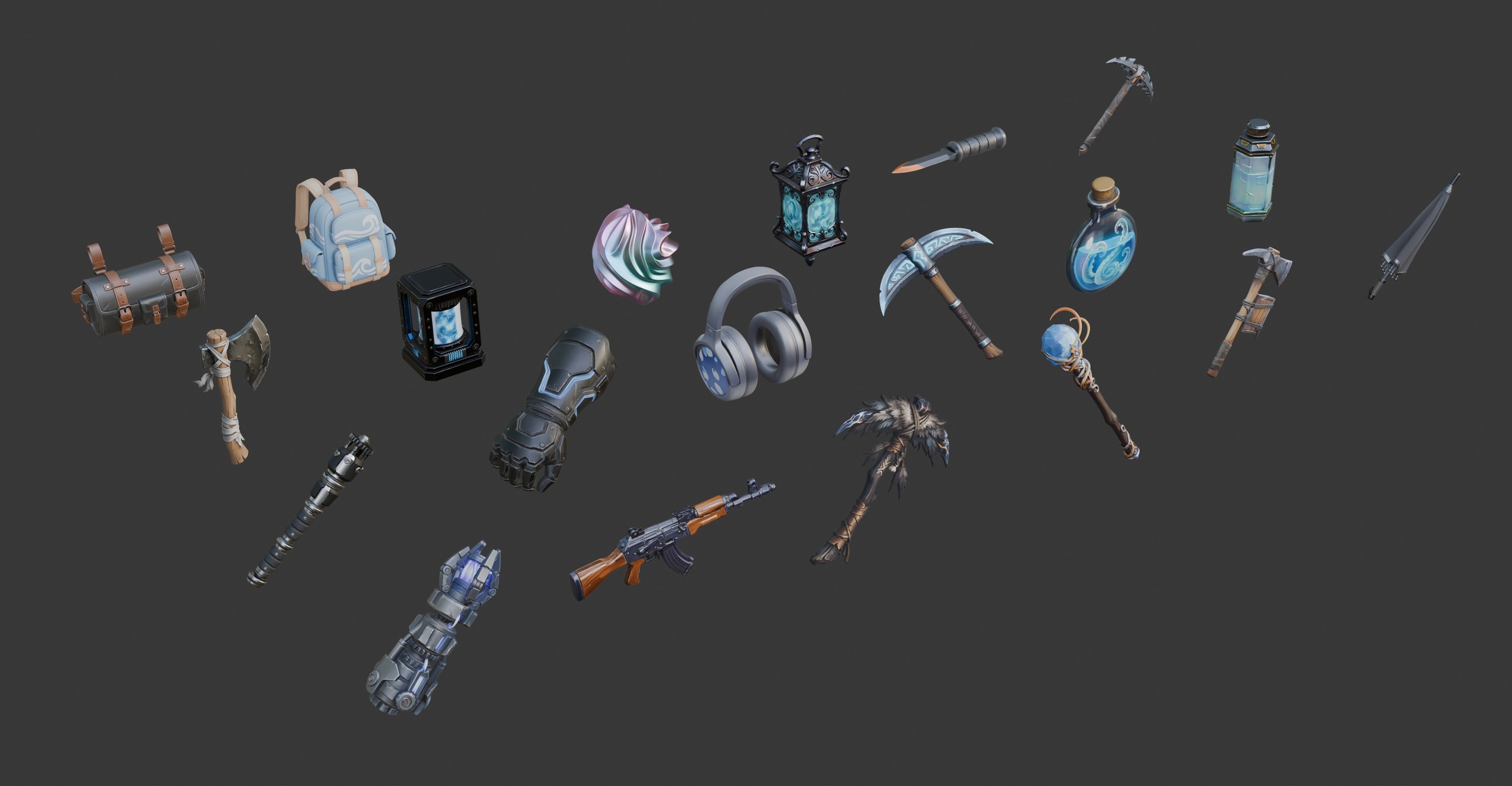 Media 1 for listing Weapons and Tools Set 1