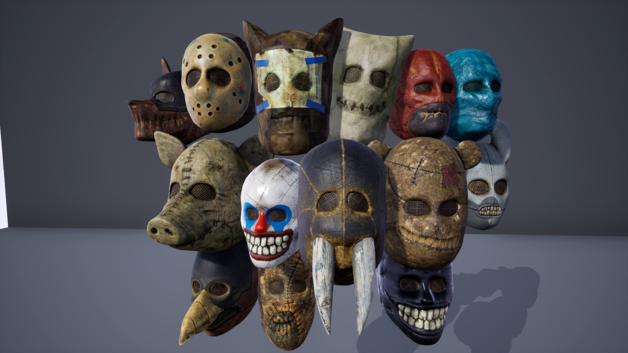 Media 1 for listing Creepy Masks