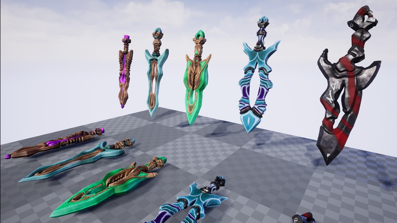 Media 1 for listing Fantastic Swords Weapons Asset Pack Vol.1