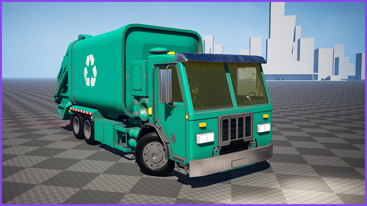 Media 1 for listing DRIVABLE CARS_Garbage Truck