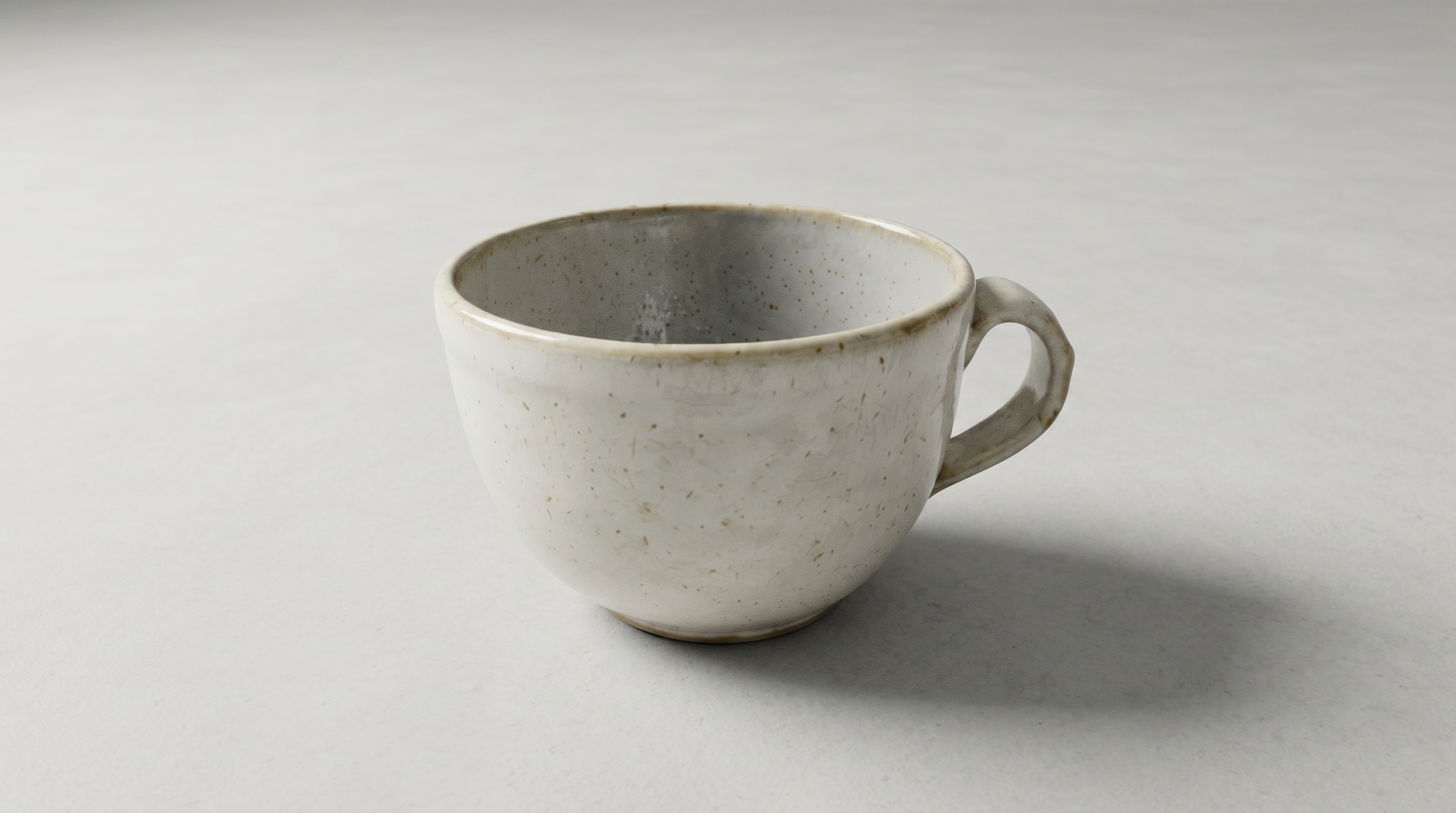 Rustic Speckled Ceramic Coffee Mug Prop | Fab