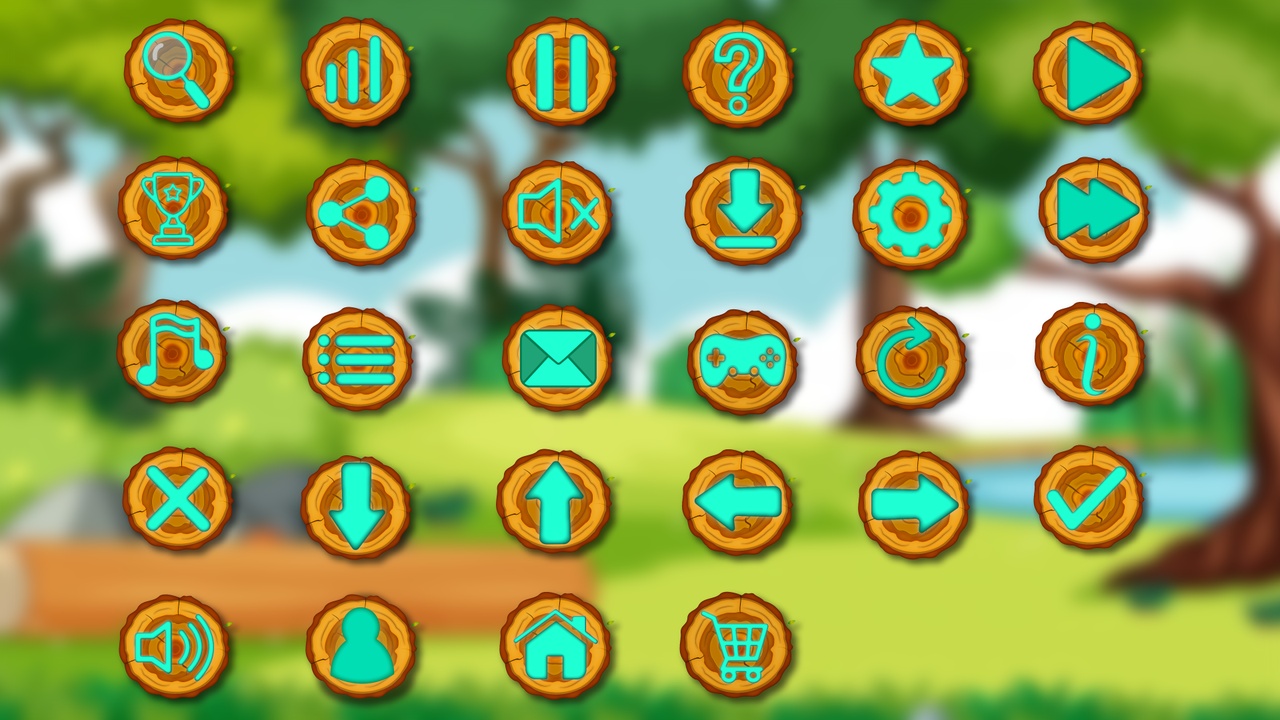 Media 1 for listing Nature Wood UI Master Pack