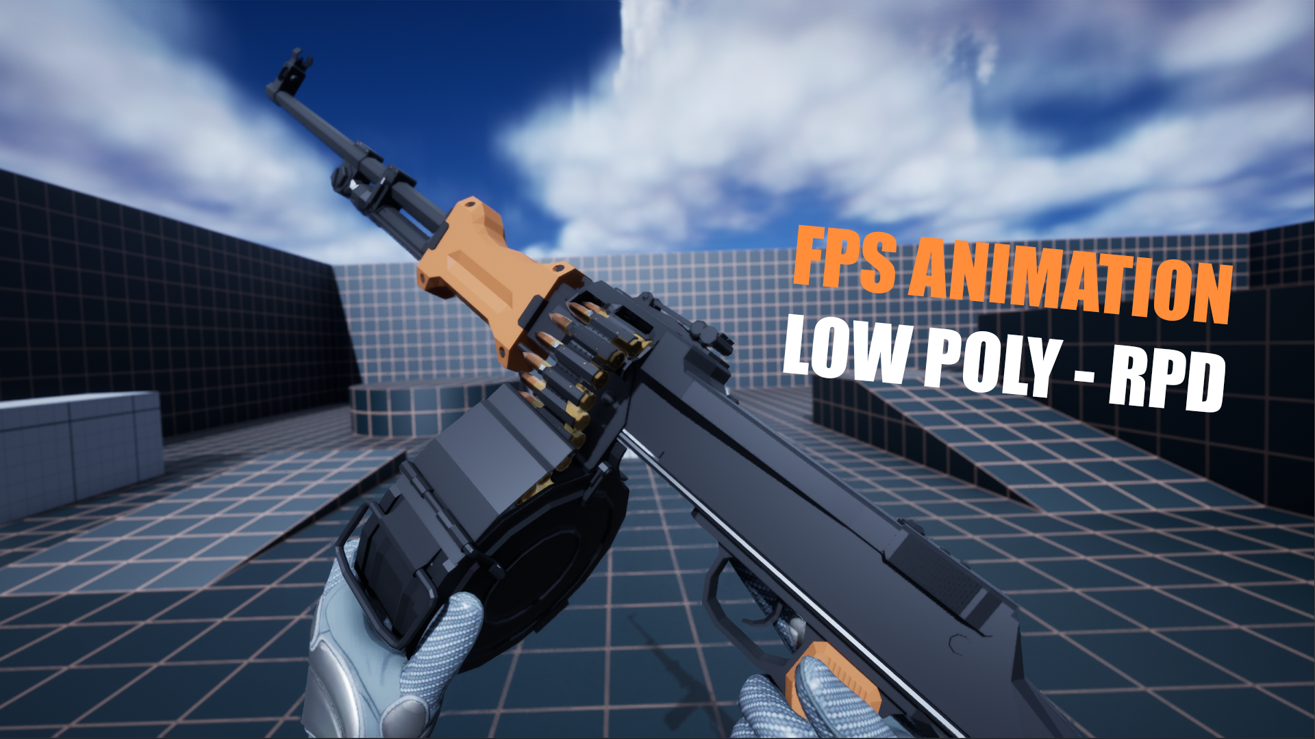 FPS Animations - Low Poly RPD | Fab