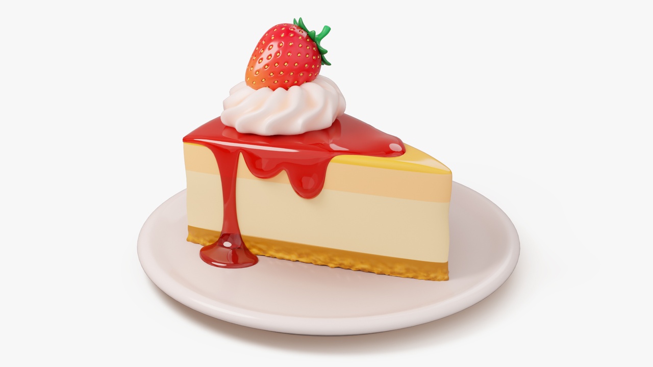 Media 1 for listing Strawberry Cheesecake Slice