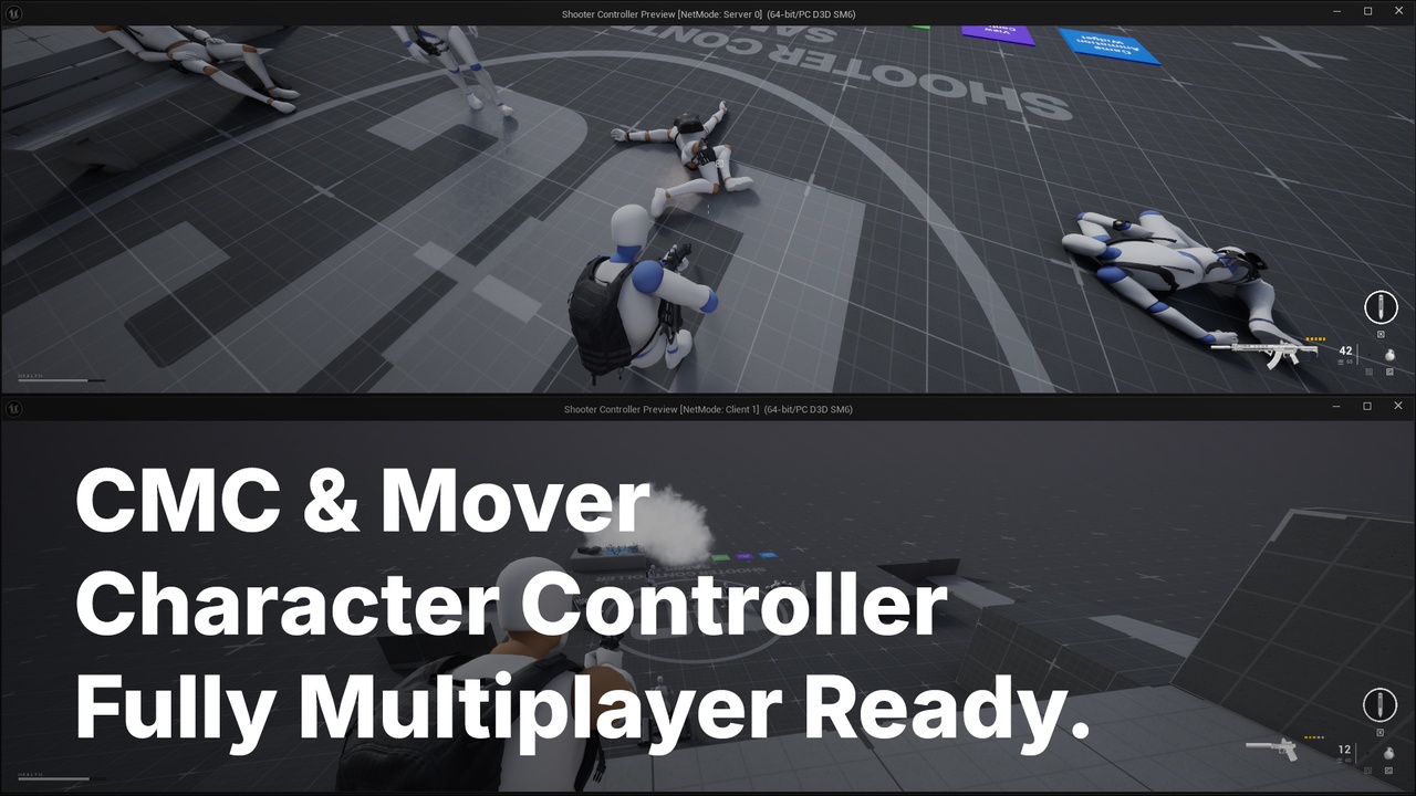 Media 1 for listing CMC / Mover Shooter Controller v2.1