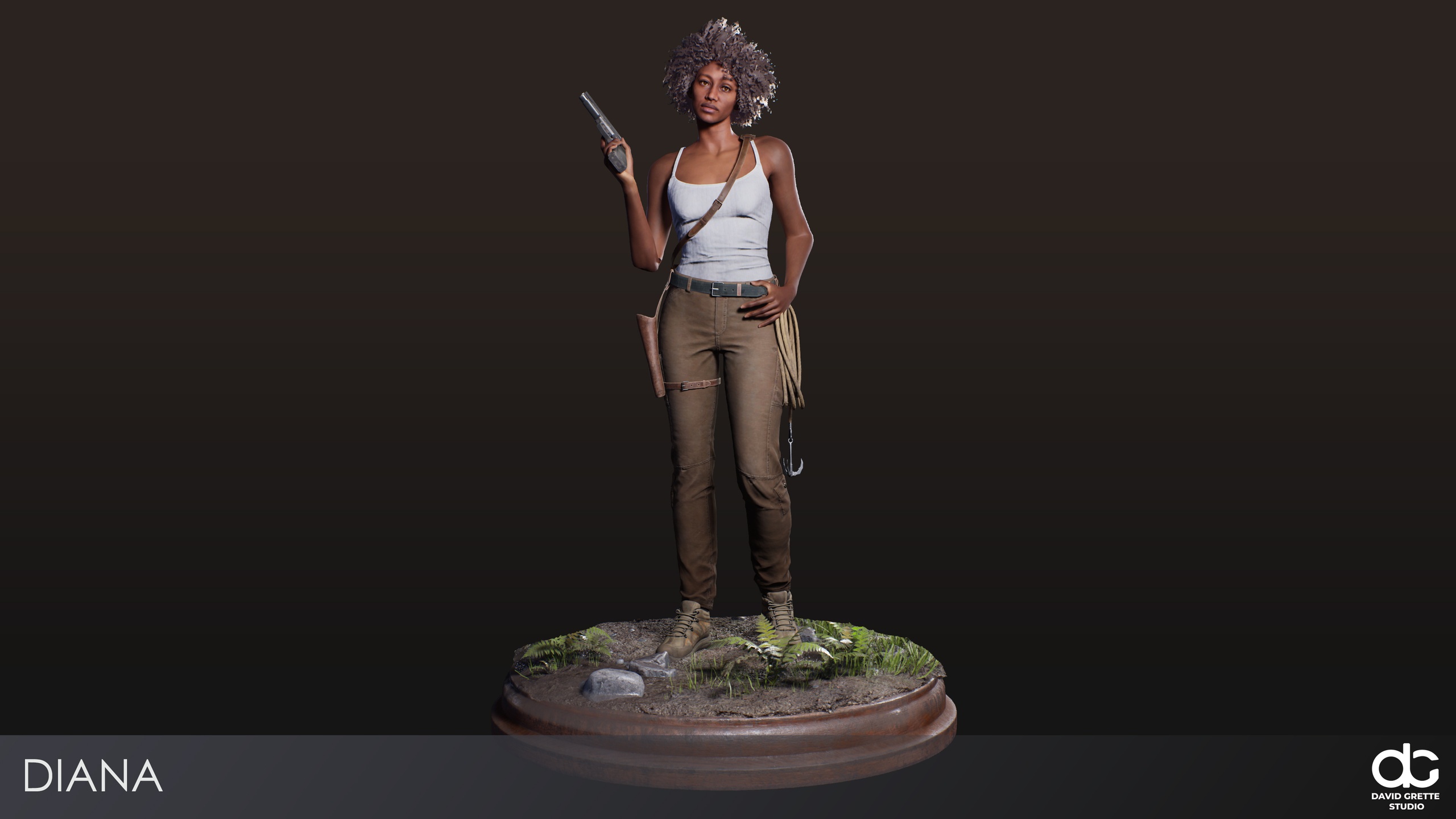 Media 1 for listing Adventure Character Diana - Survival Survivor Action RPG Shooter Woman Girl