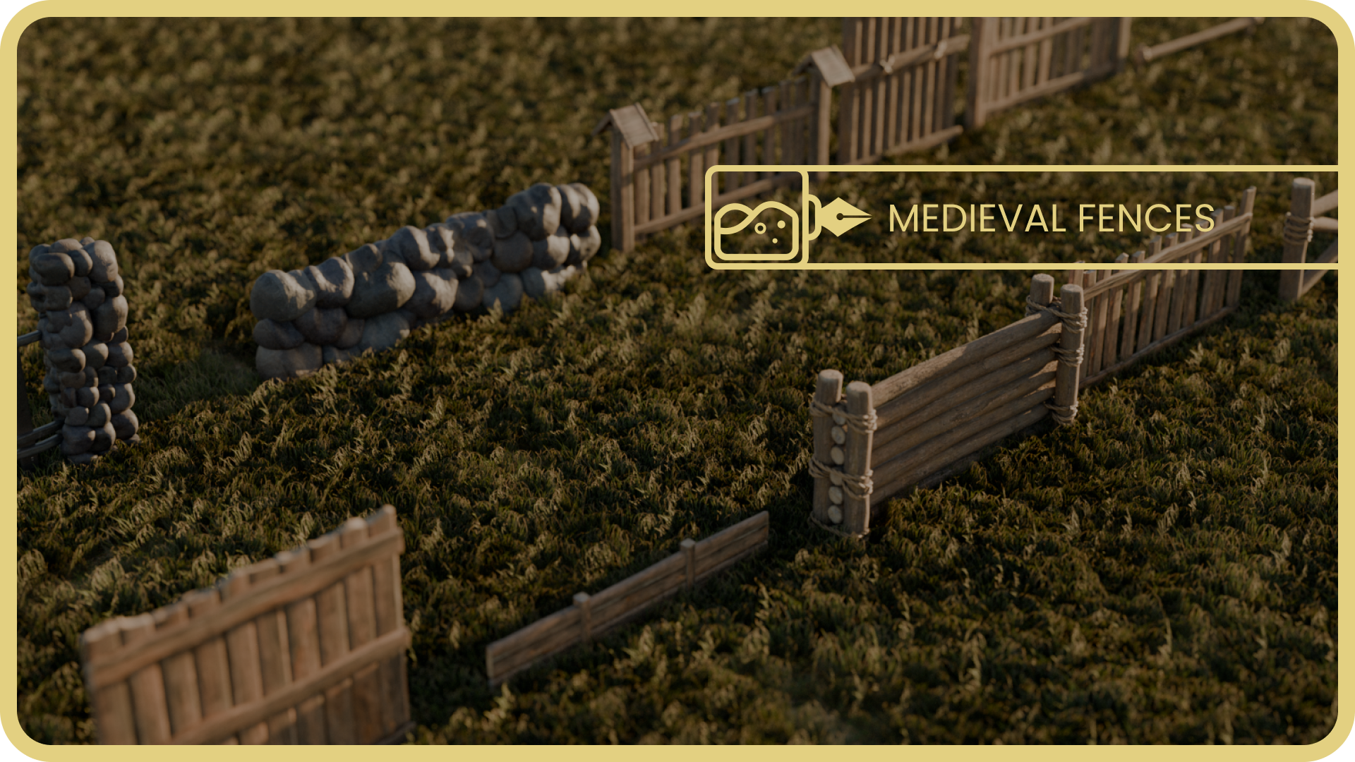Medieval Fences Asset Pack | Fab