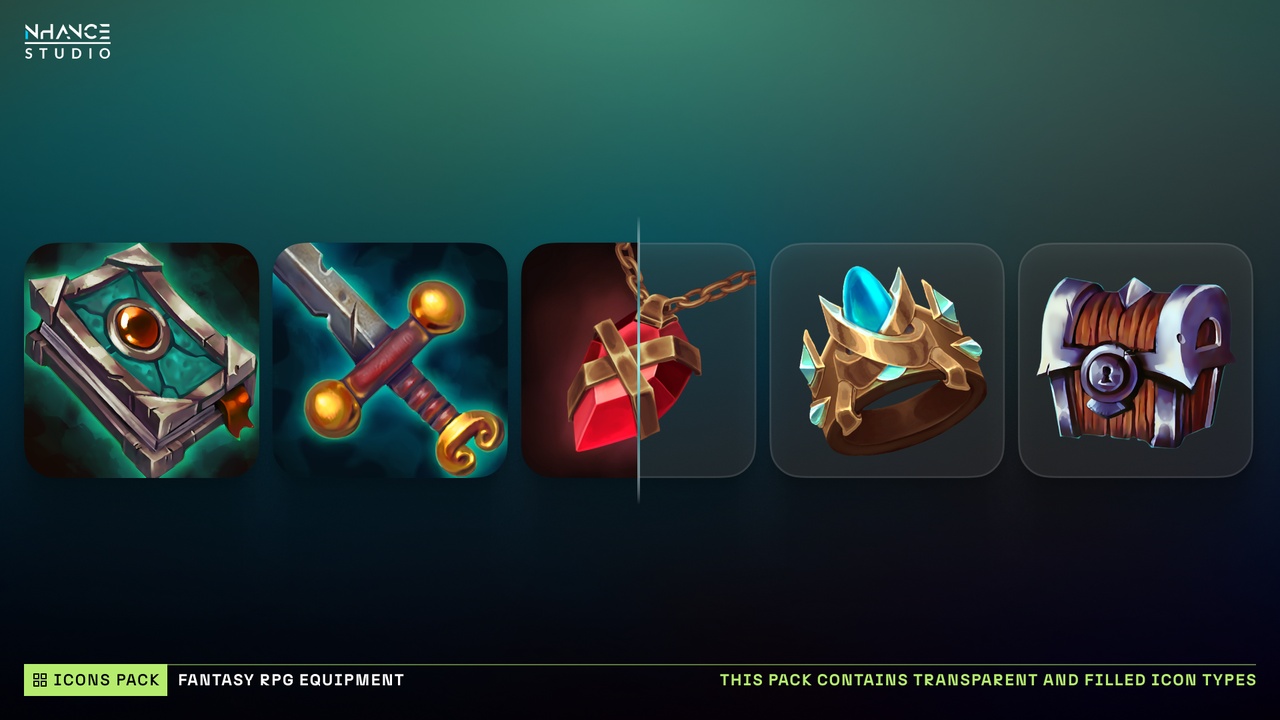 Media 1 for listing Fantasy RPG Equipment Pack #1