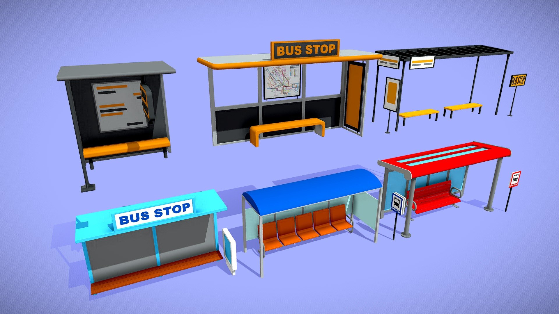 Stop Pack Bus Stop Pack | Fab