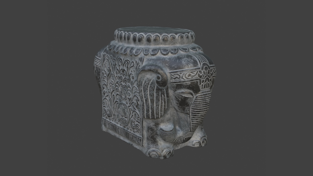 Media 1 for listing Chinese style elephant stone pier