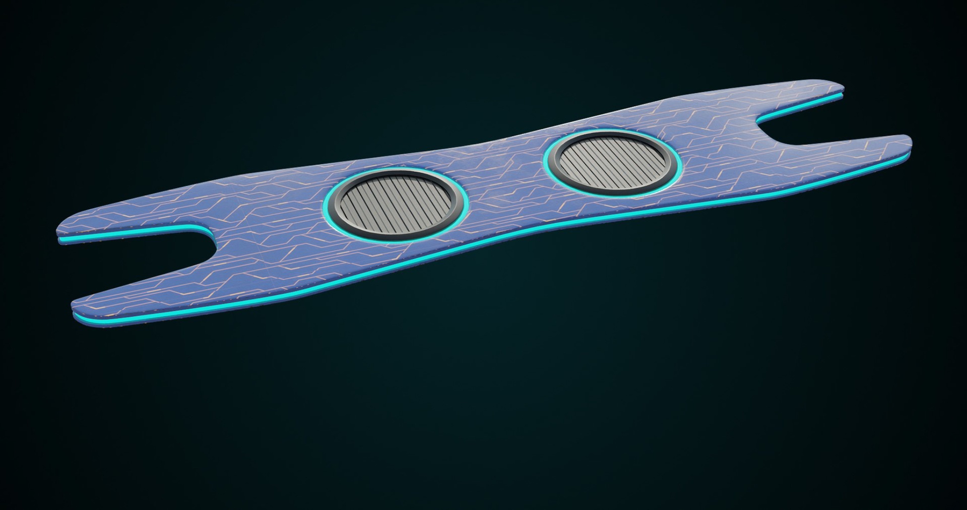 Sci-Fi Hoverboard 1 All PBR Unity UE Textures included | Fab