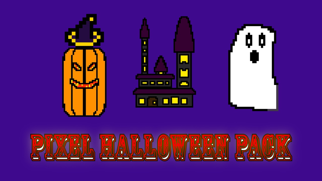 出品Pixel Halloween Pack (77 Hand-Painted Images)のメディア1