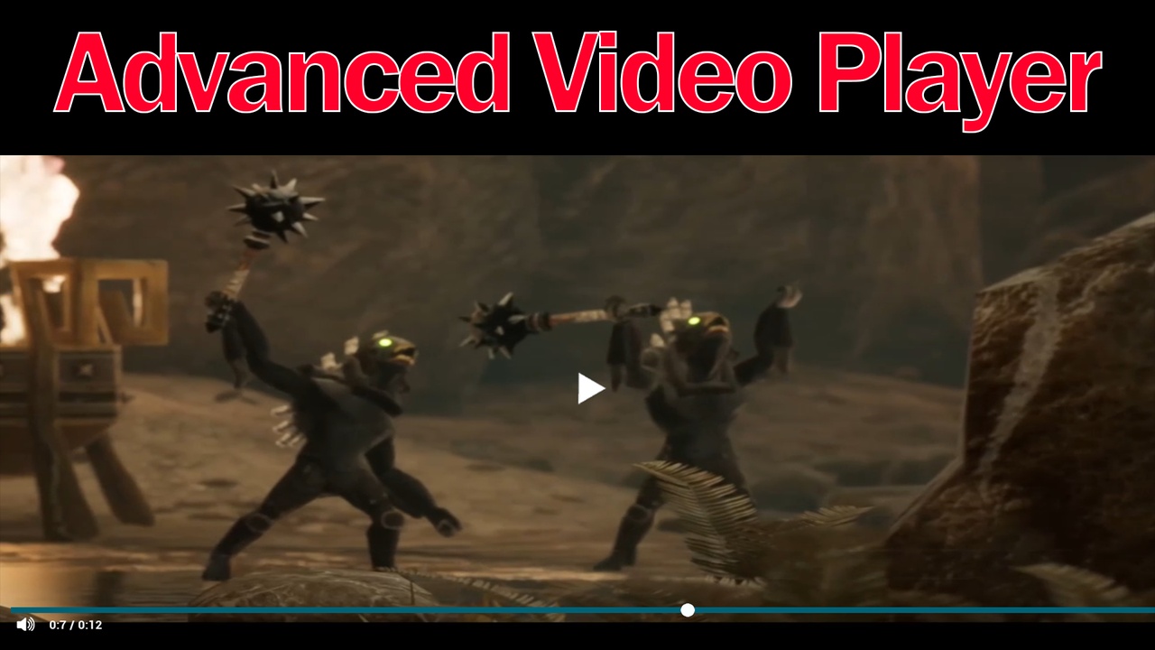 Media 1 for listing Advanced Video Player