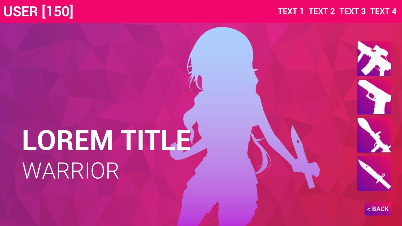 Easy Parallax Menu