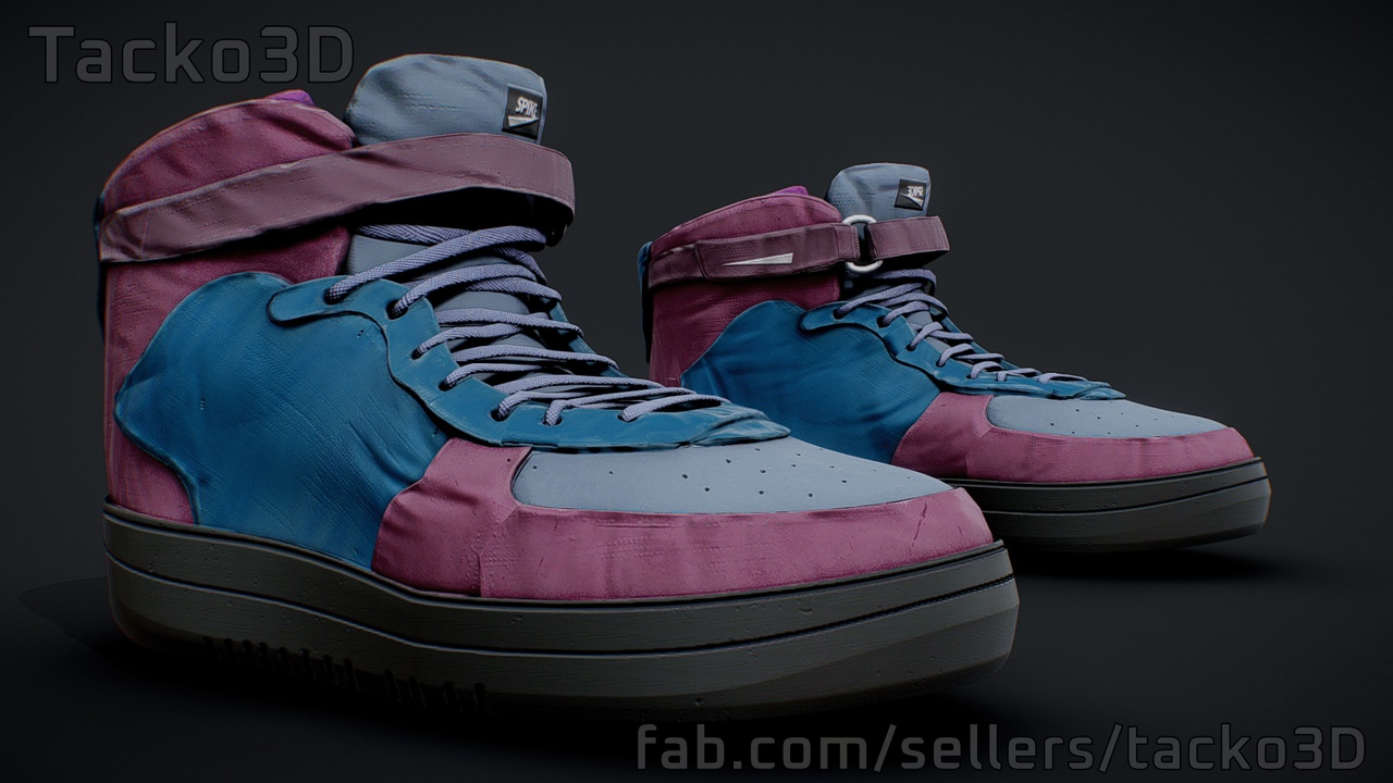 Media 1 for listing Spike High Top Sneakers - Proud