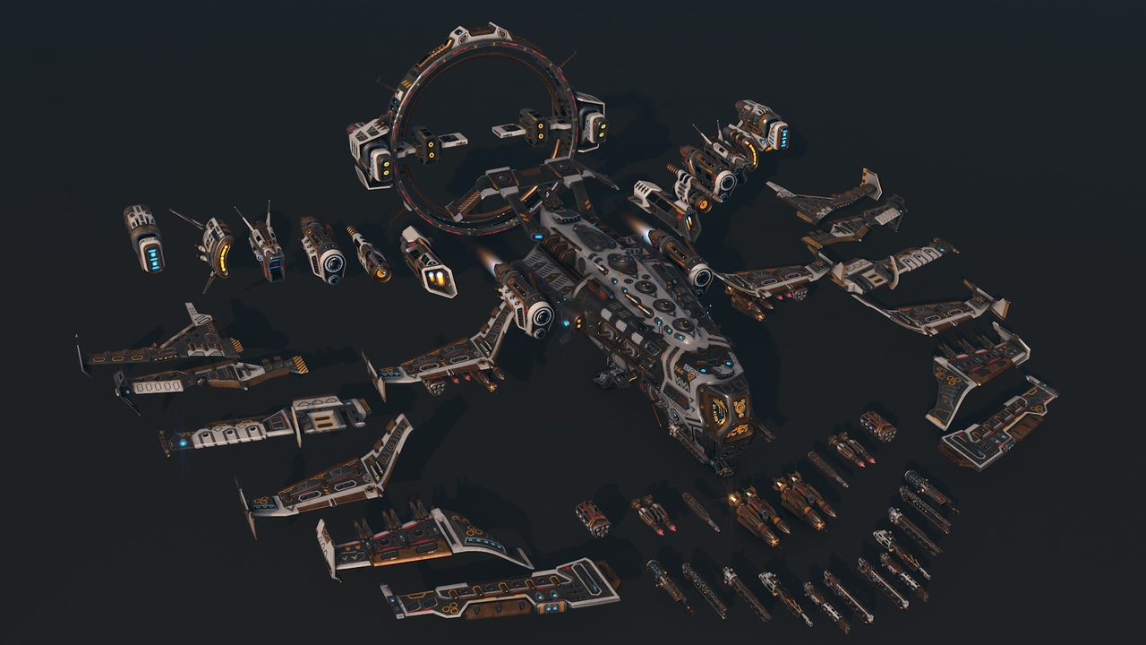 Media 1 for listing Spaceship 04 Modular Pack