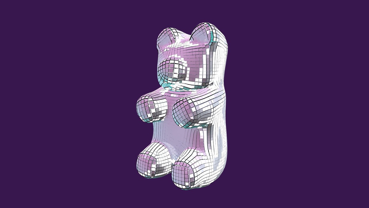 Media 1 for listing Disco Gummy Bear