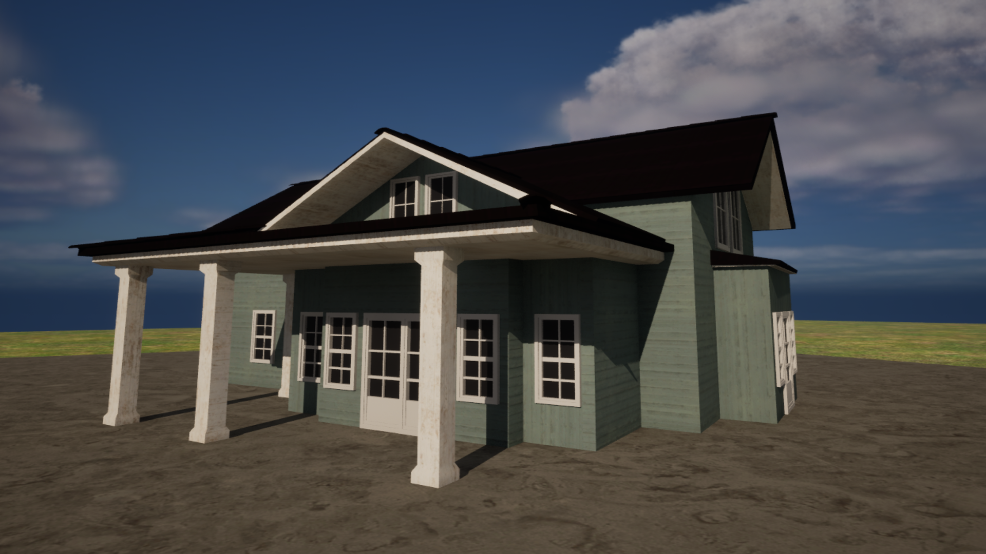 Classic style porch house | Fab