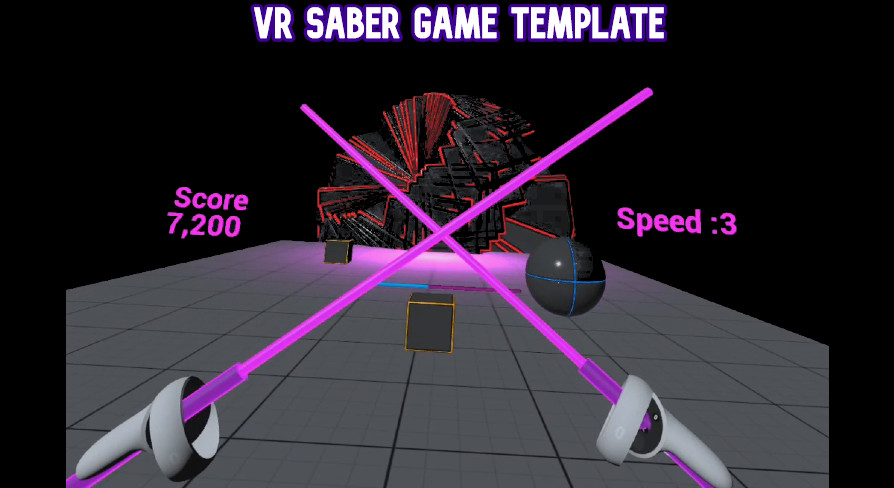VR Saber Game Template | Fab