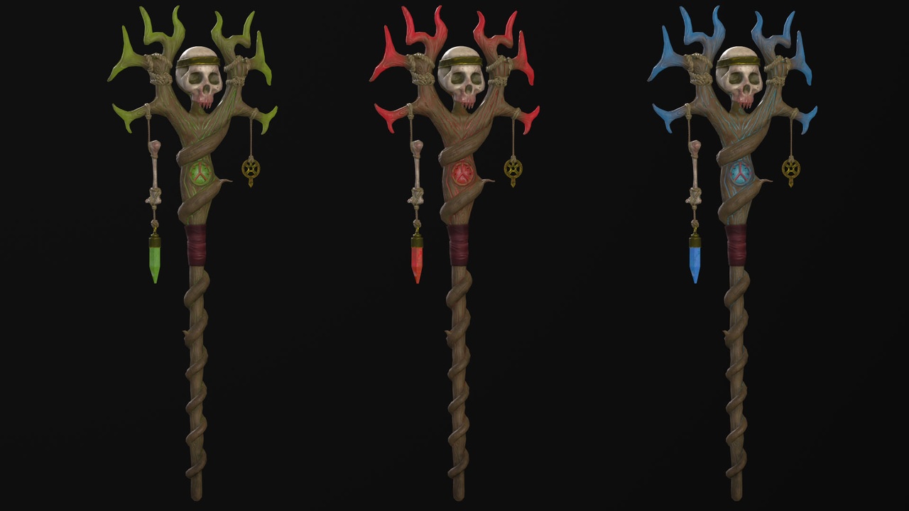 Media 1 for listing Staff of Decay and Whispers