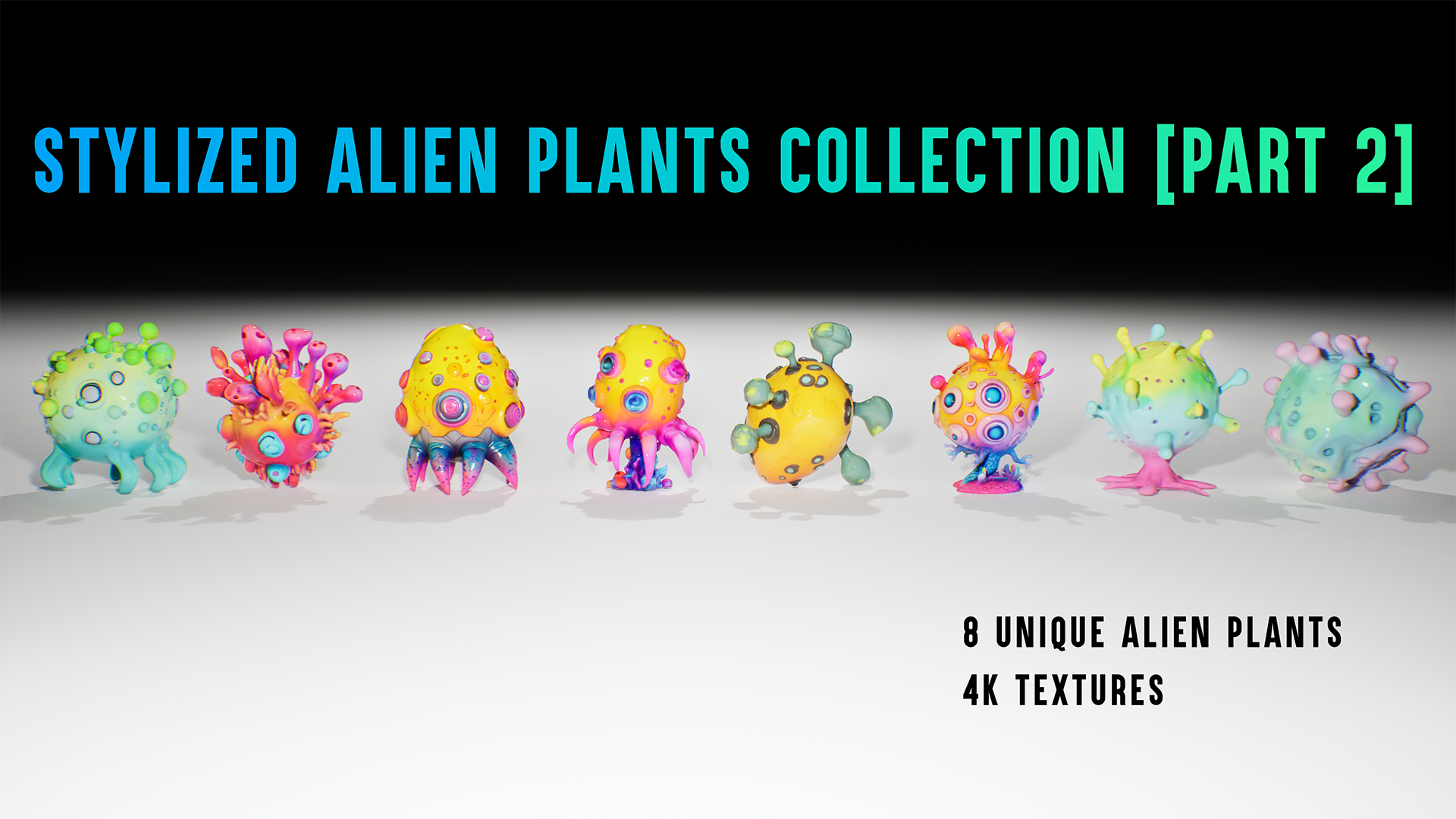 Stylized Alien Plants Collection [Part 2] | Fab