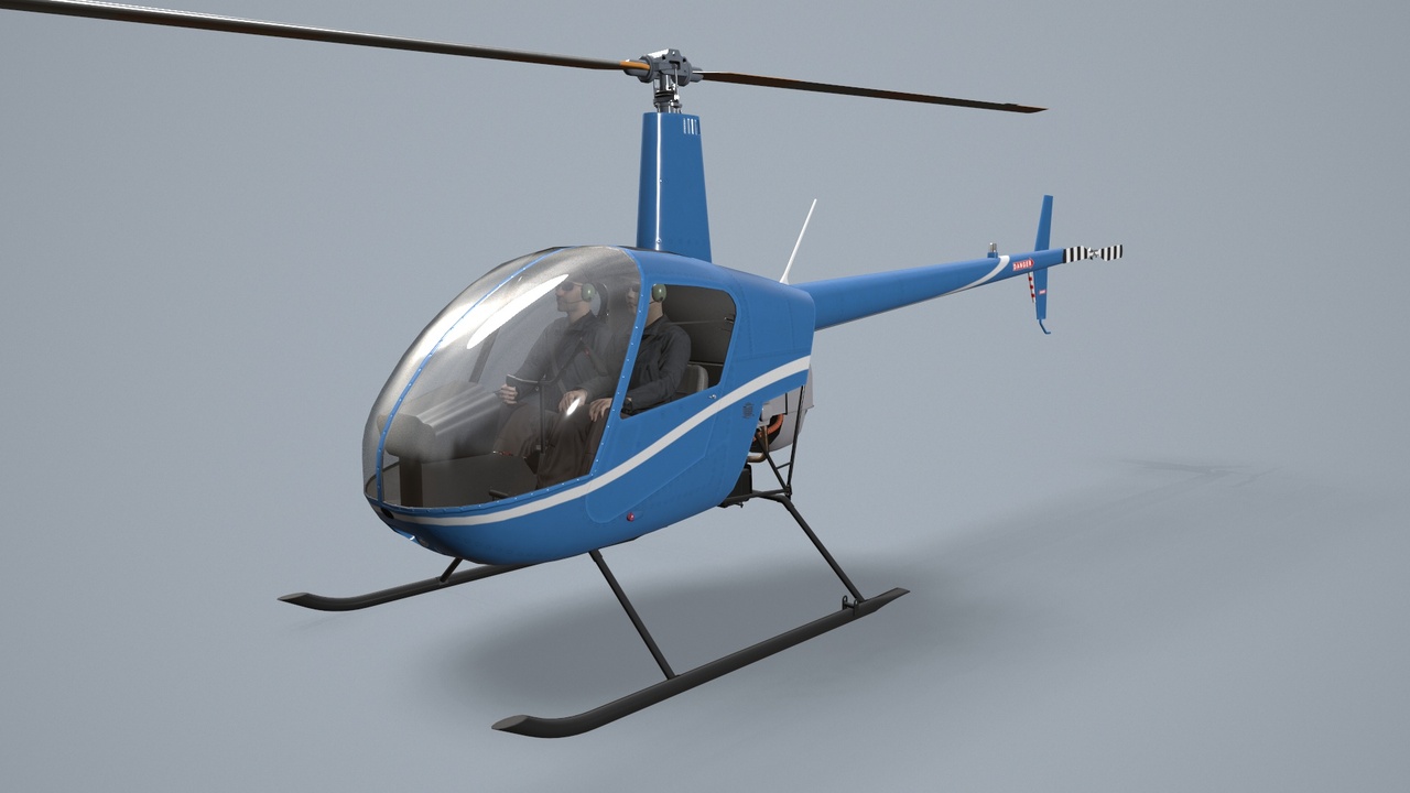 File multimediali per l'articolo Helicopter Blue Complex Animation (34): 1