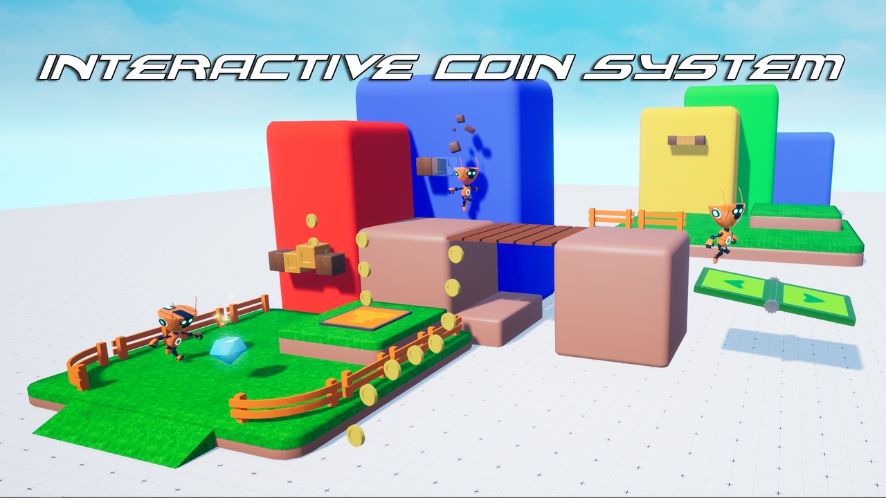 Media 1 for listing Interactive Coin System [Platformer Game Template]