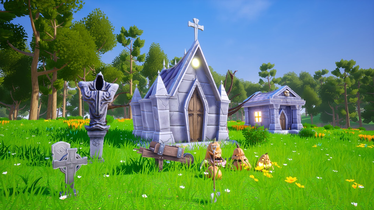 Media 1 for listing Spooky Stylized Graveyard Pack