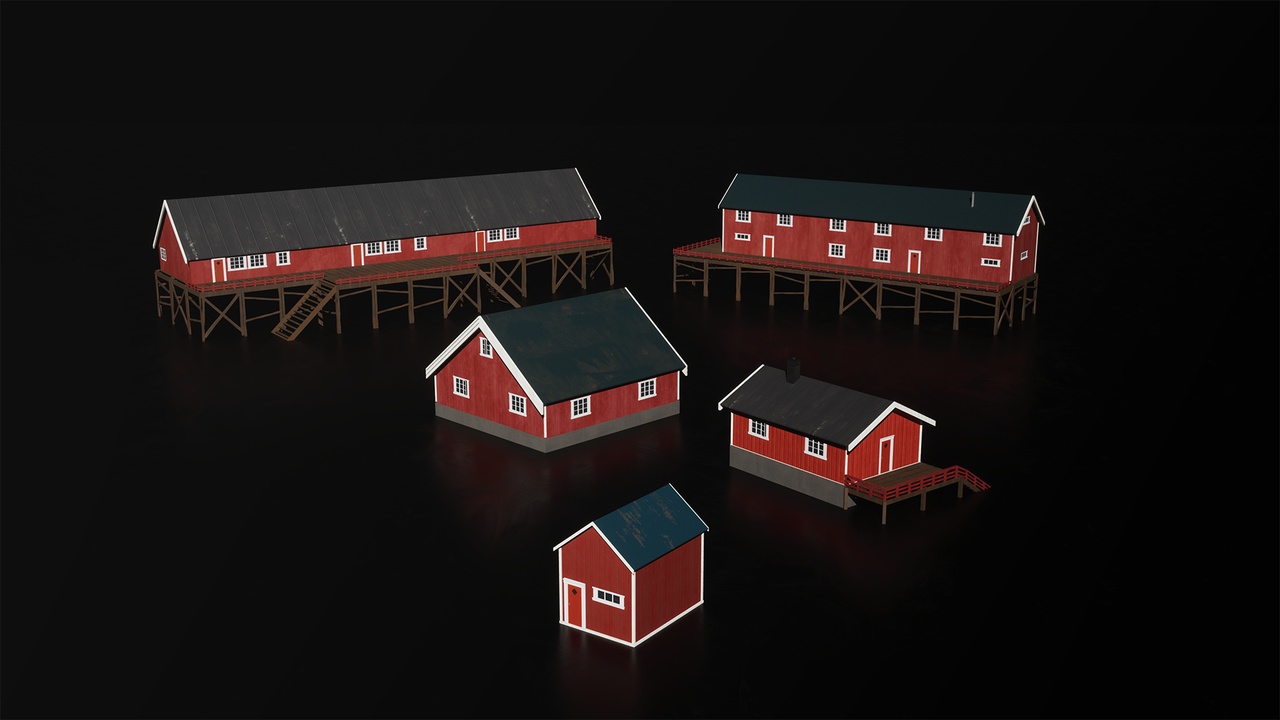Media 1 for listing Norwegian Cabins Pack