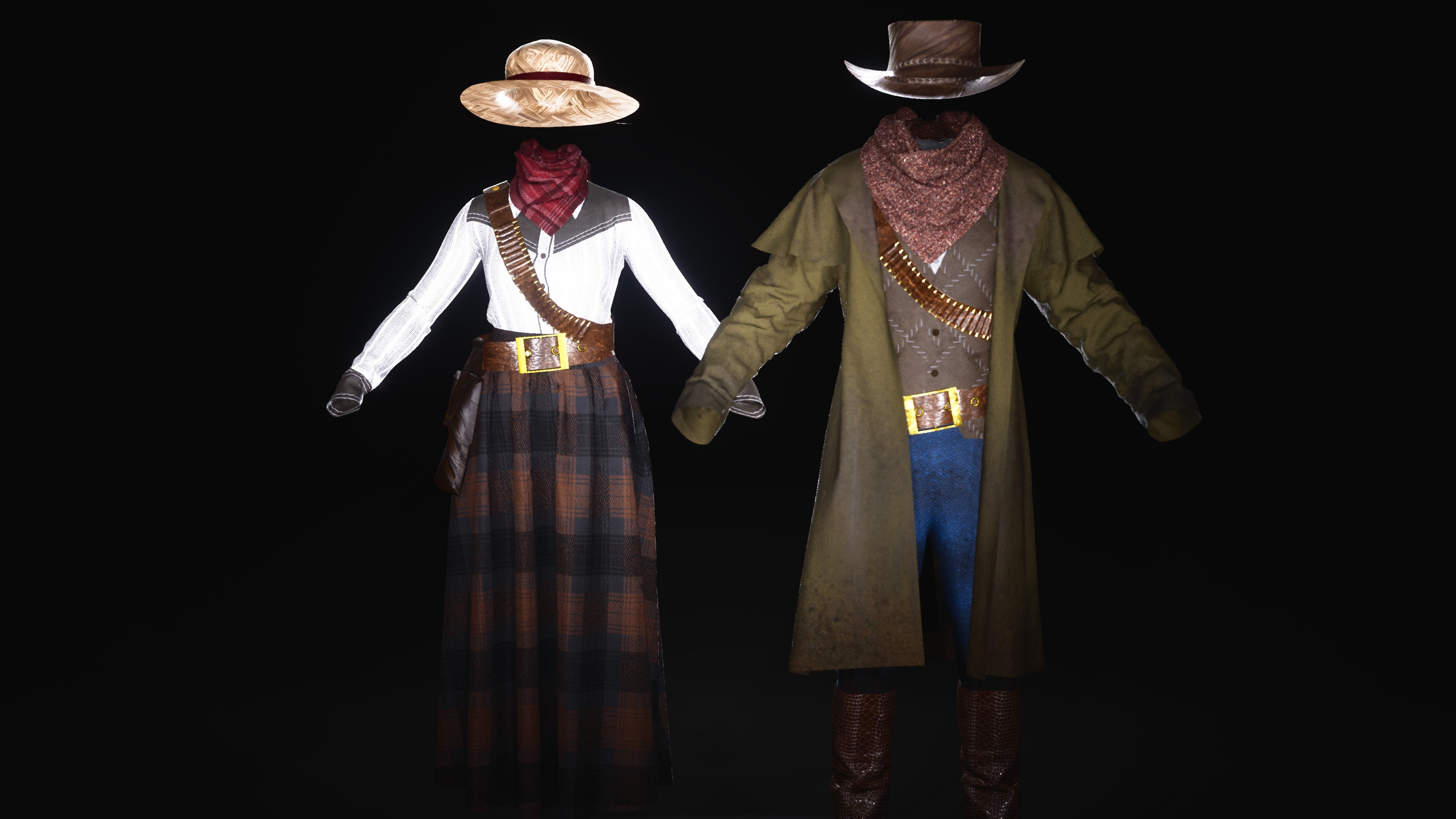 Media 1 for listing MetaHuman Western Outfit Pack
