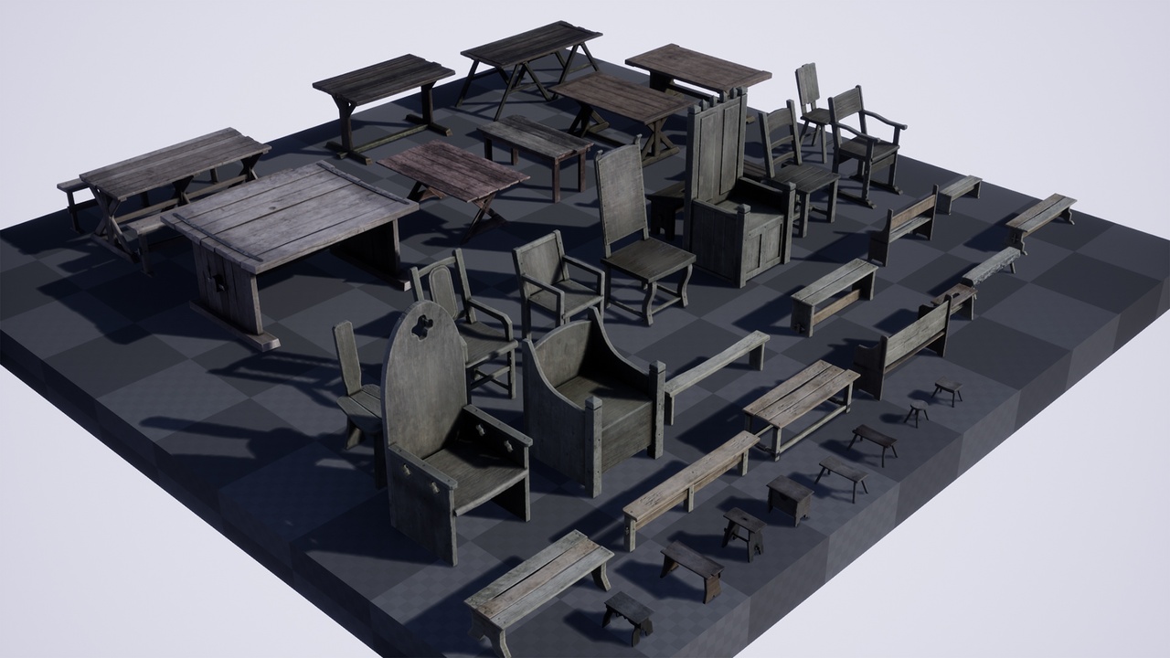 Media 1 for listing Medieval Furniture