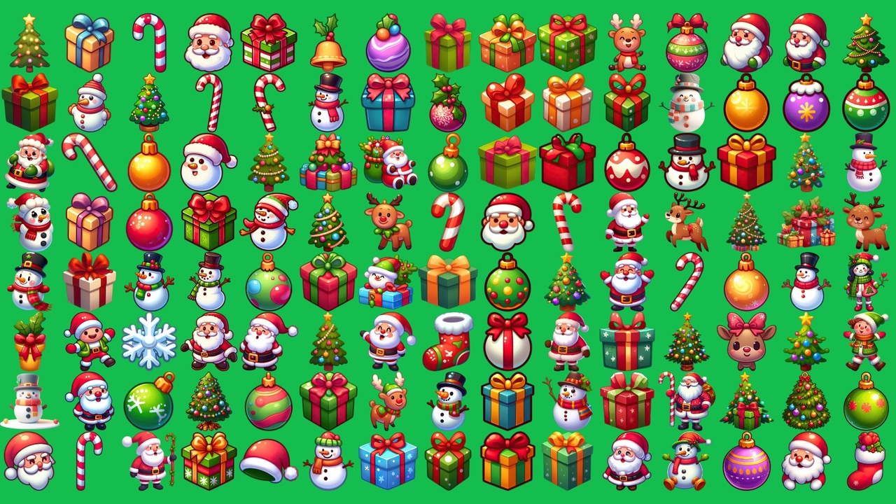 Media 1 for listing Christmas Theme - 700 Sprites