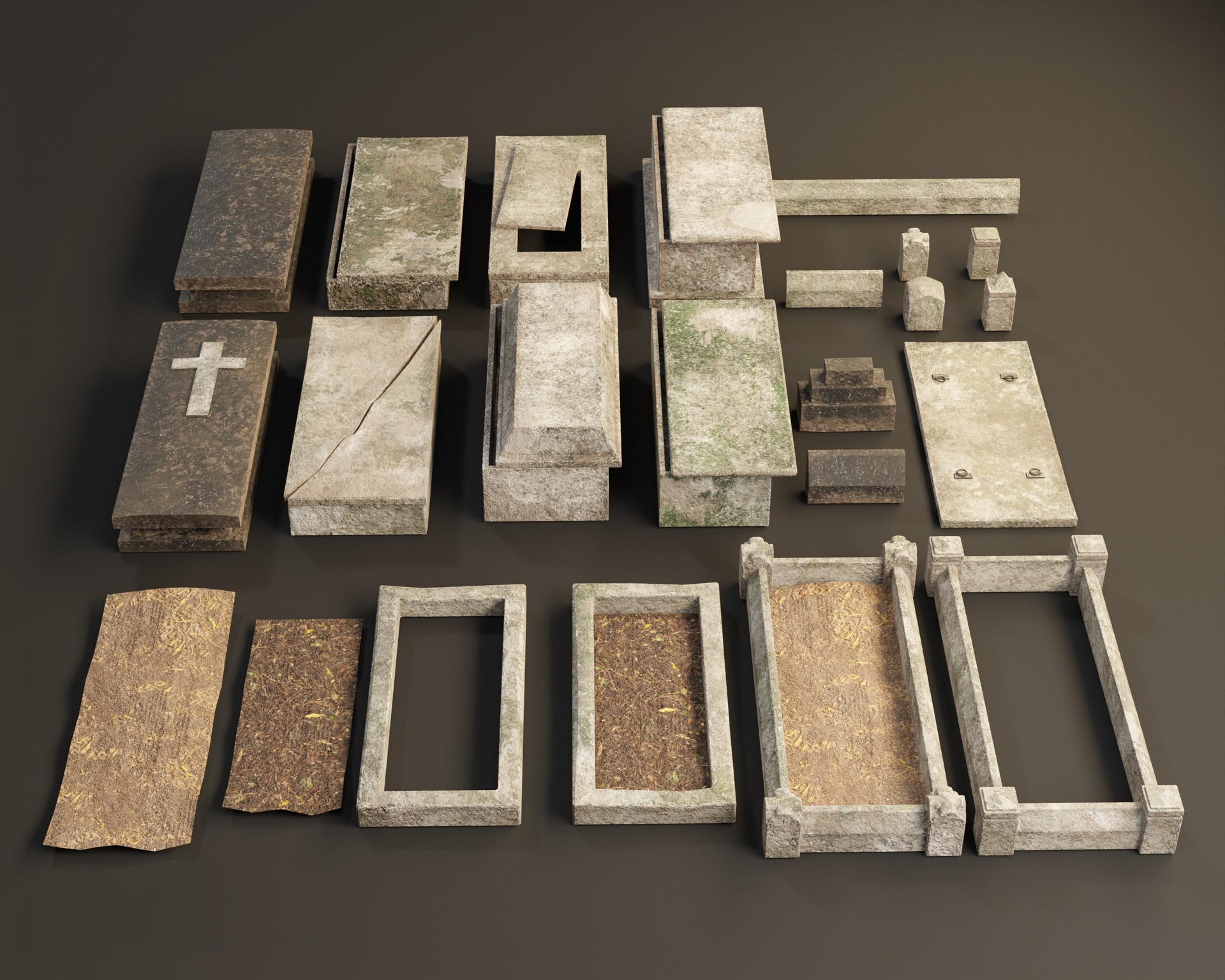 Cemetery Modular Burial Set | Fab