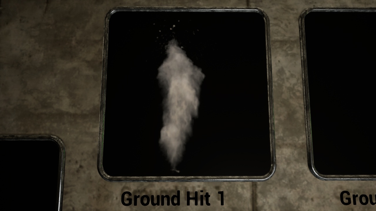 Media 1 for listing Dirt Bullet Hits - VFX Footage by ActionVFX and Undertone FX, Inc.