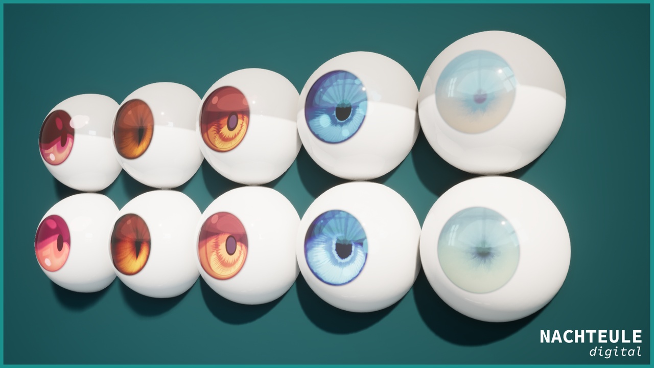 Media 1 for listing Stylized Eye Material Simple