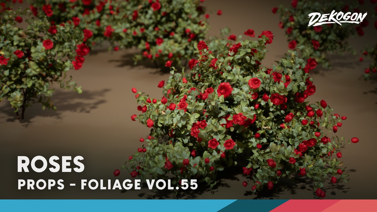 Media 1 for listing Foliage VOL.55- Roses (Nanite + Low Poly)