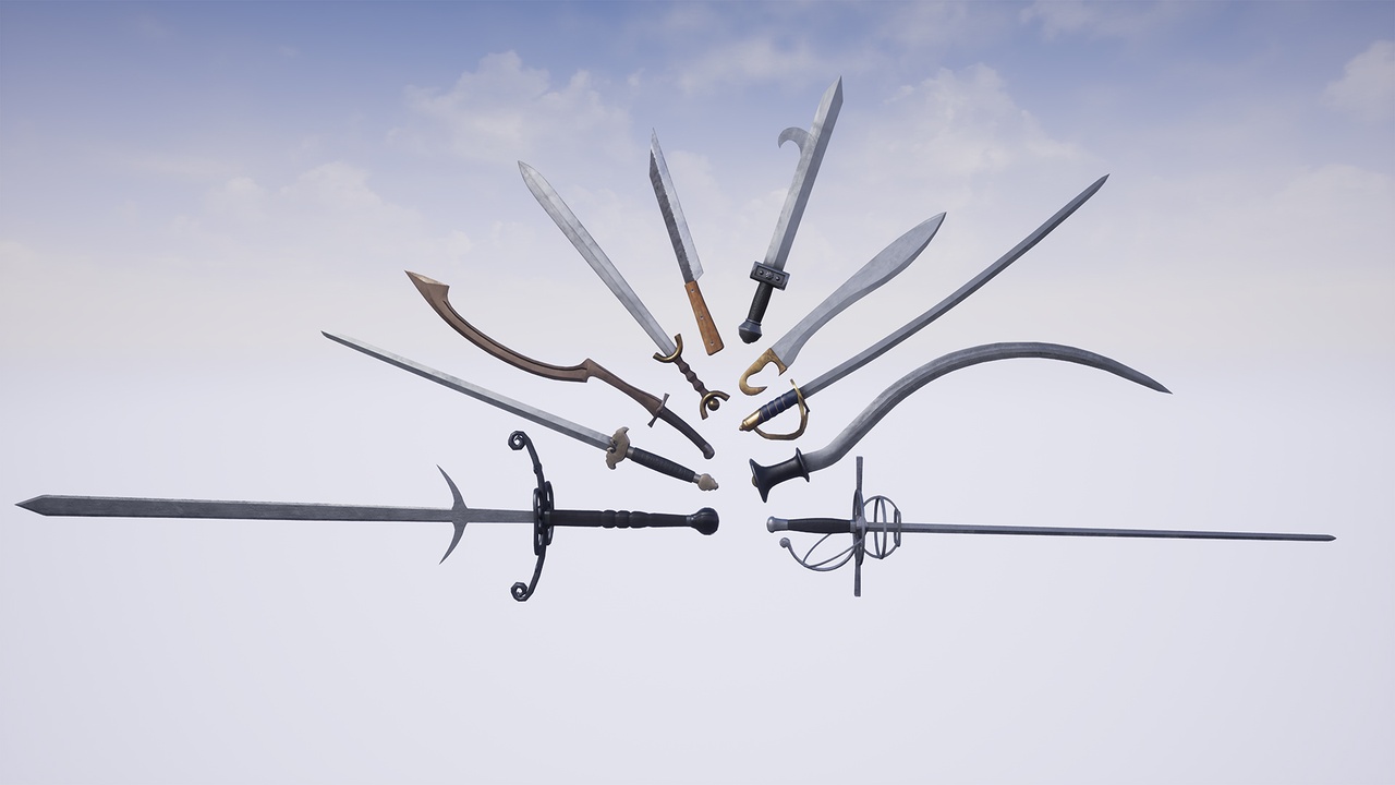 Media 1 for listing Weapons Series - Swords 2 - Mini Pack