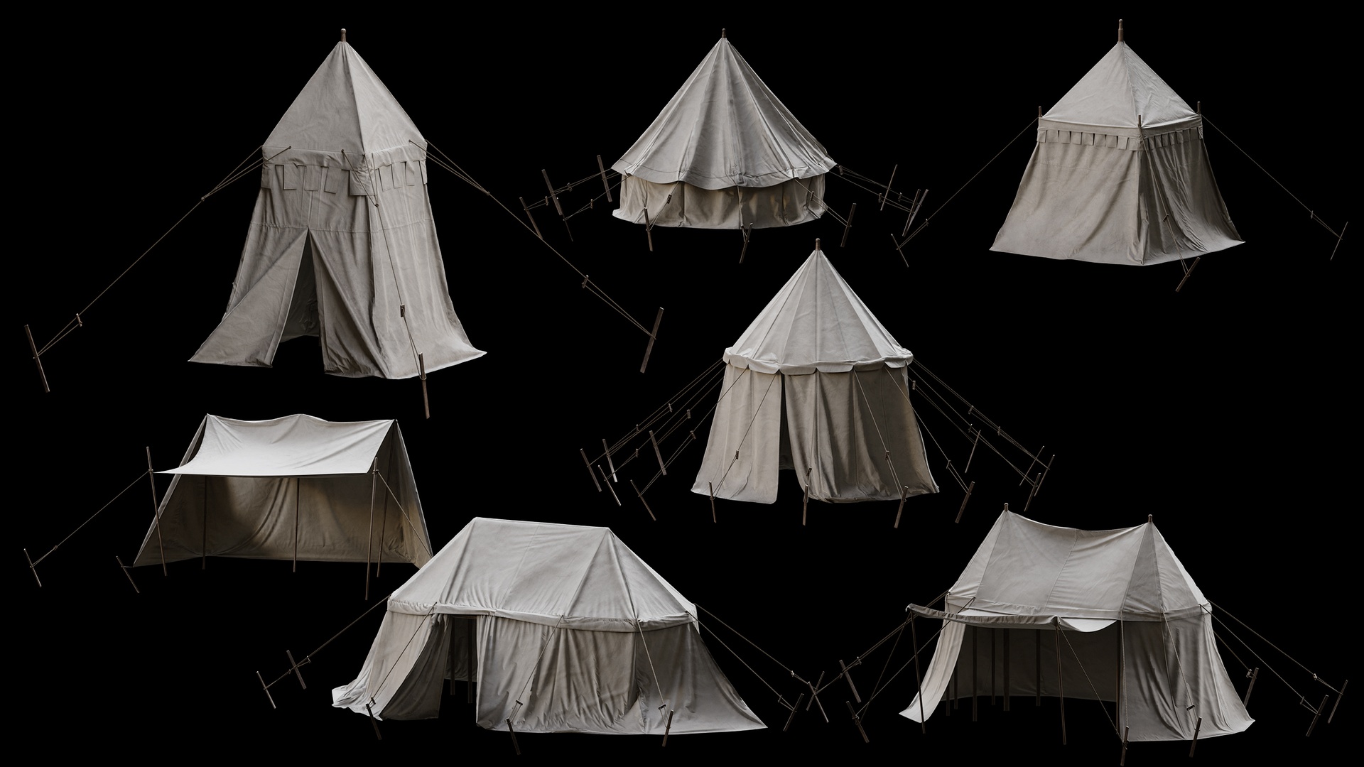 Media 1 for listing Medieval Tent Collection