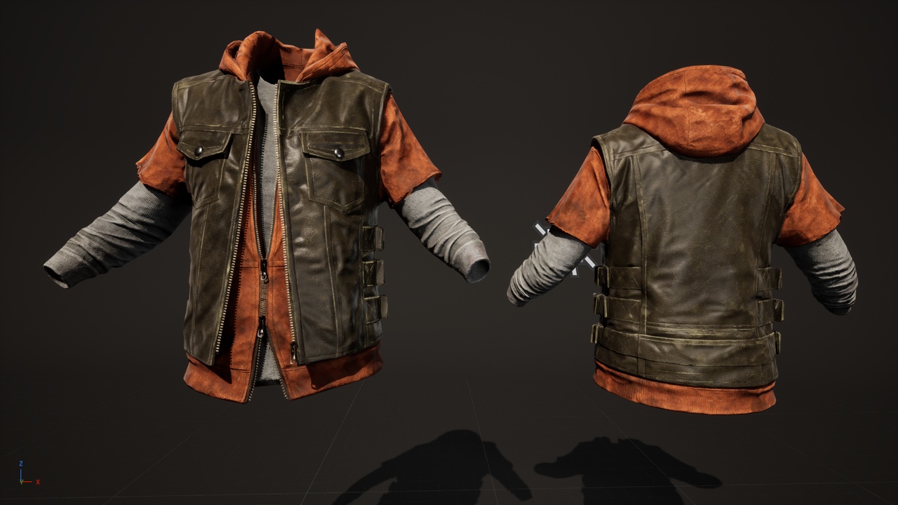 Media 1 for listing MetaHuman Resizable Outfit mtiwni: Jacket