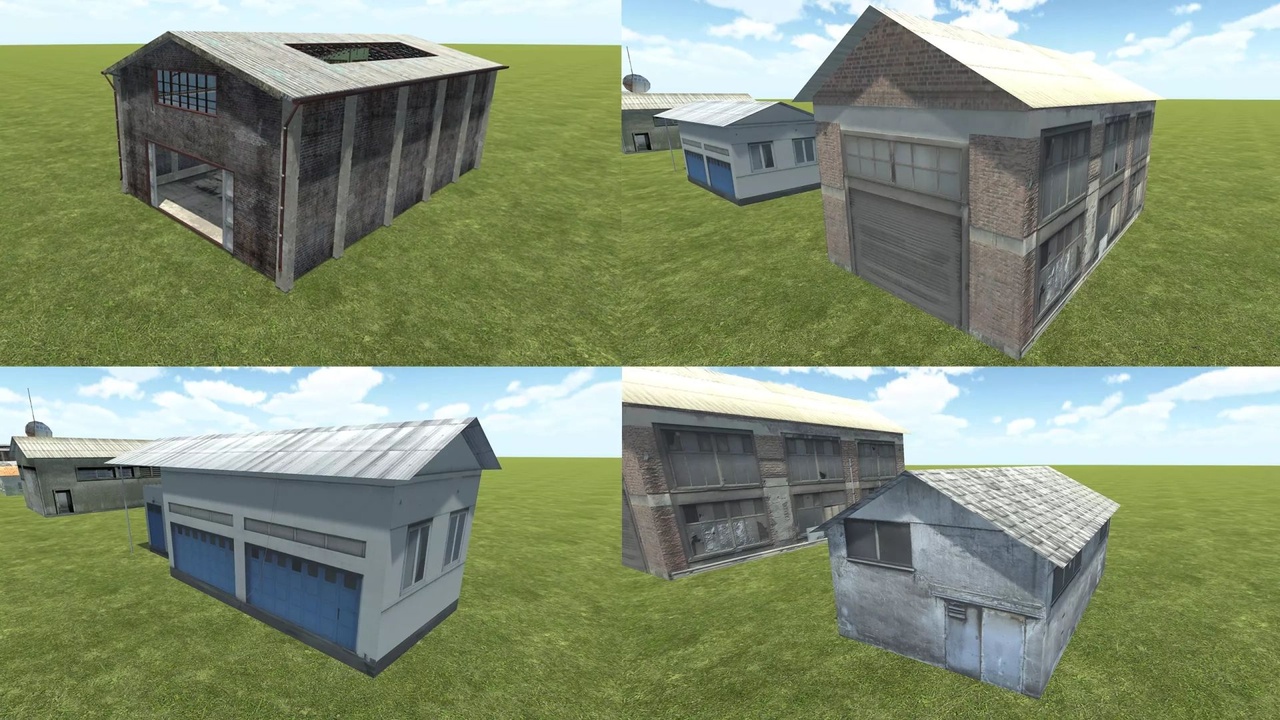 Media 1 for listing Warehouse Building Pack 7 Different Model Mobile Friendly