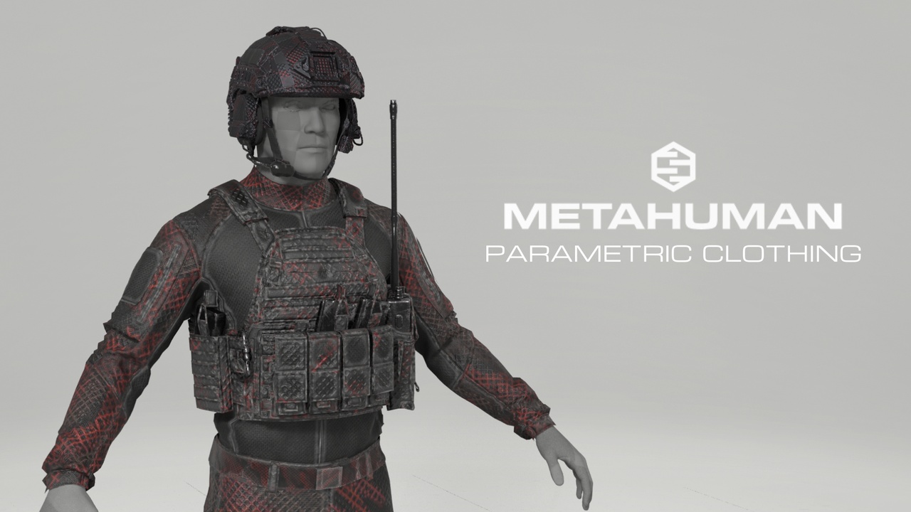 Media 1 for listing Tactical Operator Character #2 for MetaHumans | Parametric Clothing