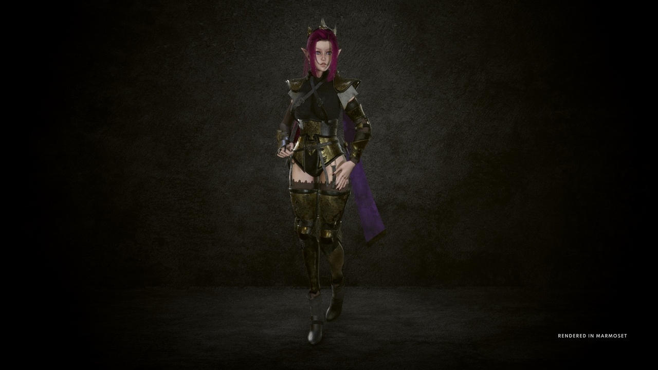 Media 1 for listing Dark Elf Rogue Girl