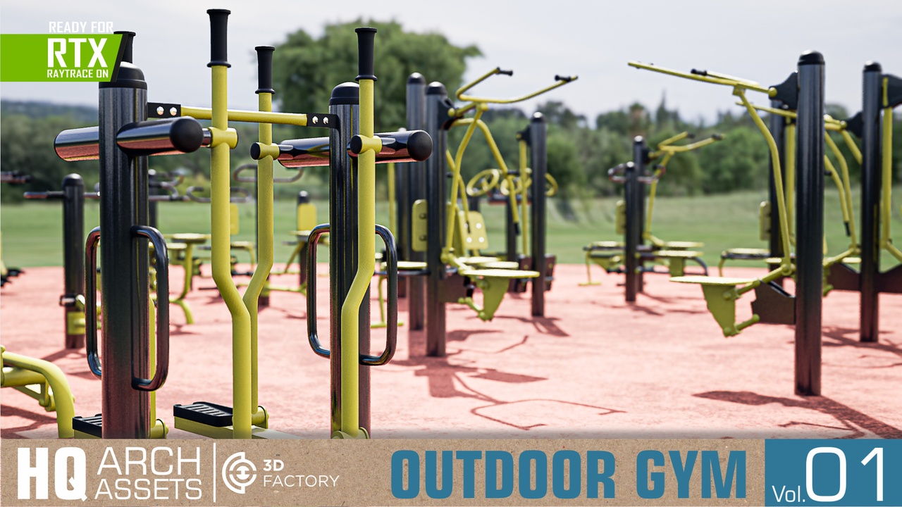 HQ Outdoor GYM Vol. 1 제품 등록을 위한 미디어 1개